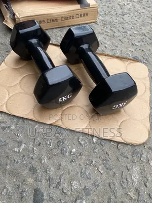 5kg Black Aerobic Dumbbell
