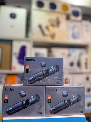Godox C01 Kit2 Wireless Lavalier Microphone for Usb C, Intelligent