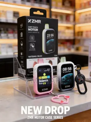 ZMR Motor Puffs Vape W/ 2.4" Sociable Touch Screen Tank Swap Ok