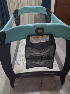 Graco Turquoise Baby Cot Play Pen