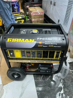 New Firman Model Fpg8800e2 8/8.5kva Petrol Generator [Firman Black]
