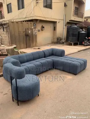 Good Quality of L Shape Fabric Sofas With Single Couch.