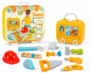 Bingo Mini Suitcase Tool Set – 15pcs Kids Diy Toolbox