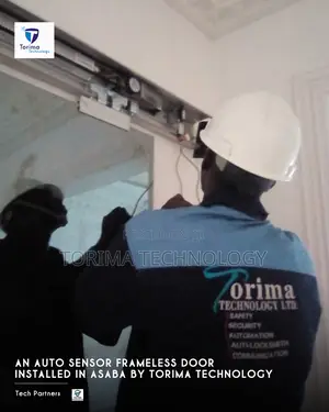 Installation Automatic Frameless Sensor Door