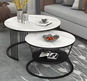 High Classic Luxury Centre Table With Marble Top