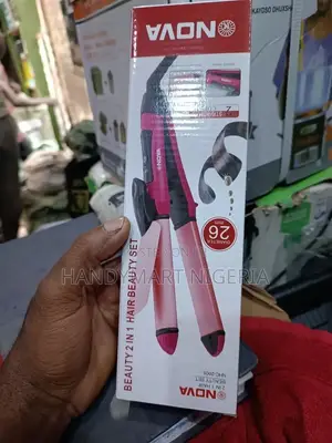 Nova Beauty 2 in 1 Hair Beauty Set (Model NHC-2009).