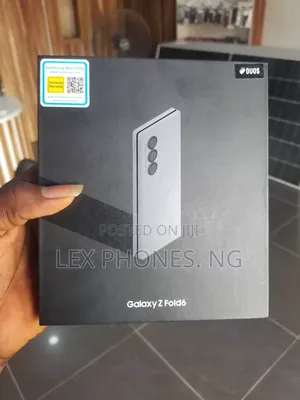New Samsung Galaxy Z Fold6 256 GB Black