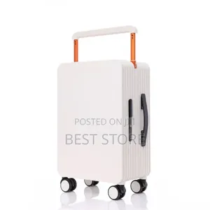 Luggage Travelling Bag White 26" Top Notch