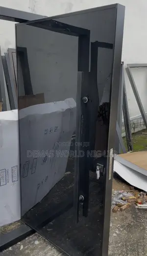 Black Pivot Door Mirror