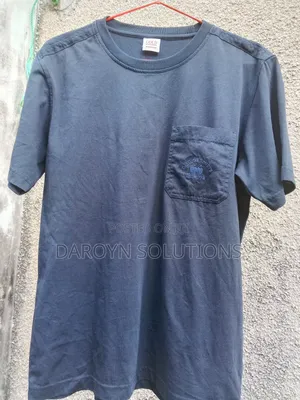 Heavy Cotton Plain Pocket T-Shirt - Dark Navy Blue