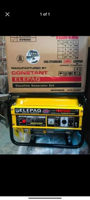 Heavy-Duty 4.5kva Elepaq Constant Generator – Low Fuel Consumption
