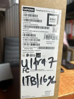 New Laptop Lenovo ThinkPad X130e 16GB Intel Core Ultra 7 SSD 1T