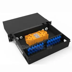 48 Port Fiber Optic Patch Panel With Splice Tray – Rack Mount Odf