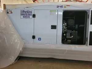  60kva Perkins Generator, Single-Phase Conversion Ready