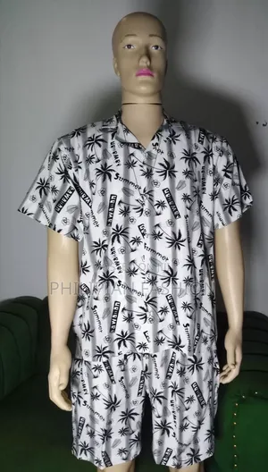 Unisex Vintage Beach Wear 2piece