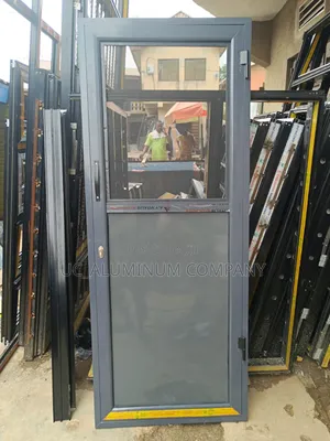 Aluminium Hinge Door Net Gray Colour