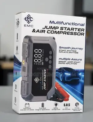 Emc 4 in 1 Multifunctional Jump Starter and Air Compressorr