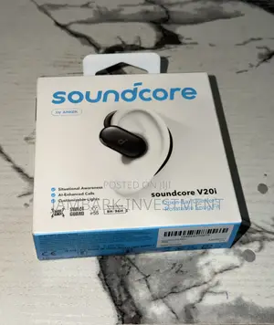 Soundcore V20i Open-Ear Headphones - 36hrs Playtime - Black