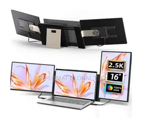 V2com S7 Pro 16" 2. QHD Ips Triple Screen Monitor Dual Speakers
