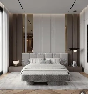 Modern Luxury Upholstered Bed Frame