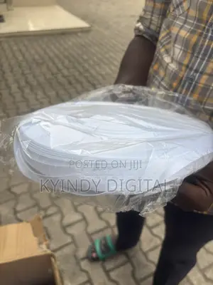 Premium White Lanyard Roll