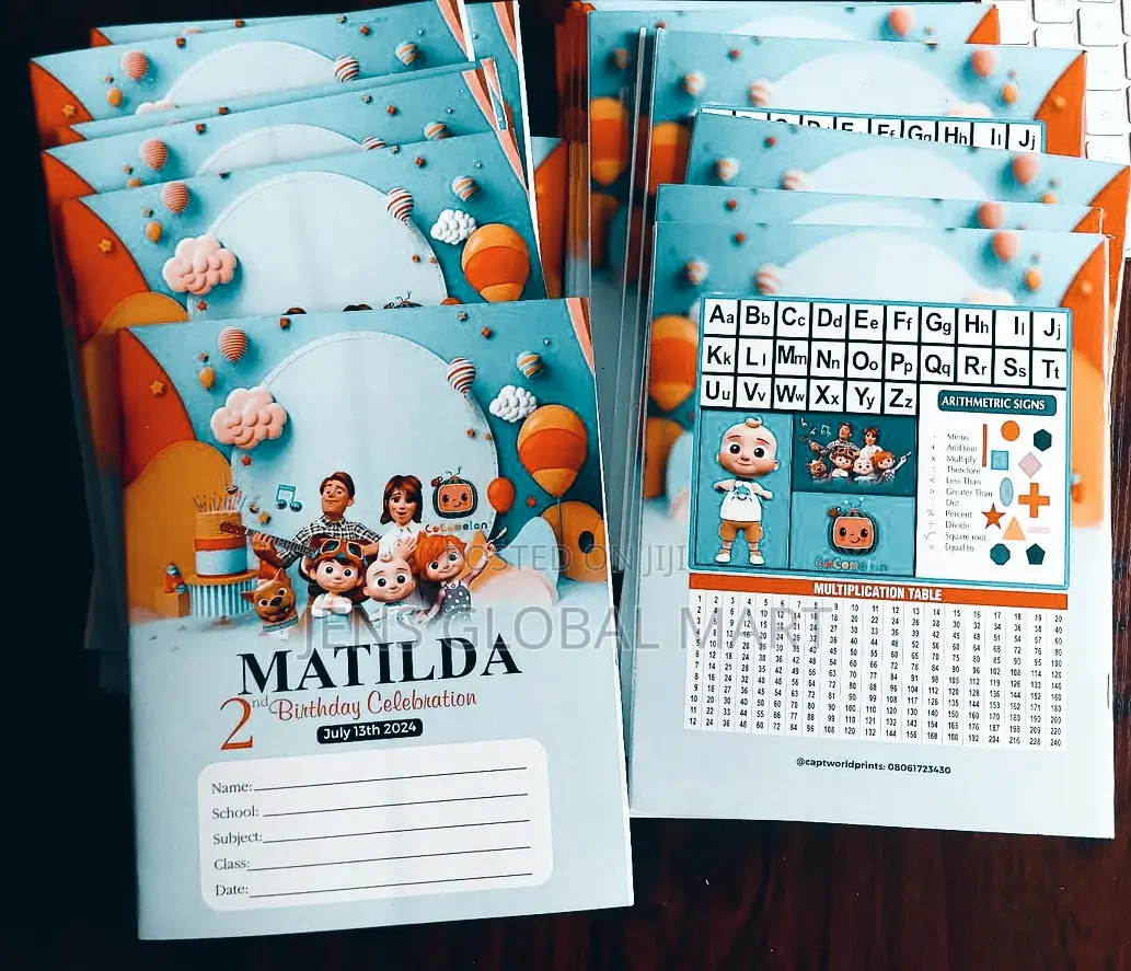 Customize Note/Drawing Books