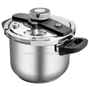 Steampunk 9l Manual Pressure Cooker With 2 Cover, Easy Open.