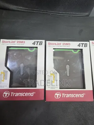 4tb Tranacend External Hard Drive