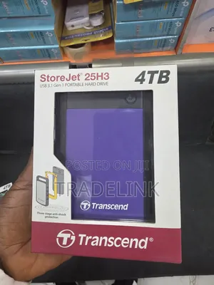 4tb Tranacend External Hard Drive