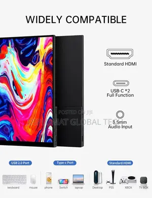 V2com Tc2 15.6” Portable Touchscreen Monitor