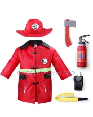 Kids Firefighter Costume Set