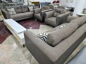 Contemporary Sofa Set Leather