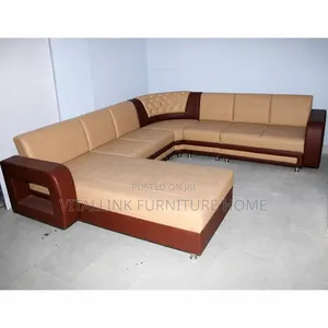 Large U-Shaped Sectional Sofa With Chaise Storage Armrest