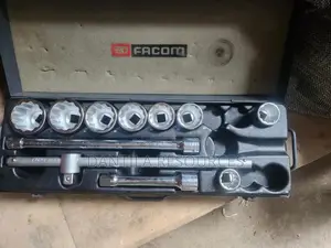 3/4 Set of Facom Socket 12 Points