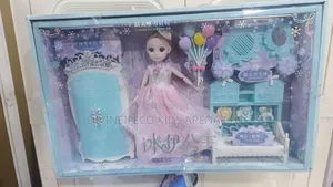 Ice Snow Princess Doll Playset With Wardrobe Accessories