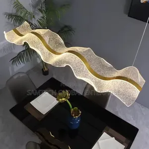 Luxury Wave Crystal Led Pendant Light – A Statement of Modern Elegance