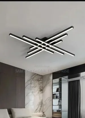 Modern Linear Cross Led Ceiling Light