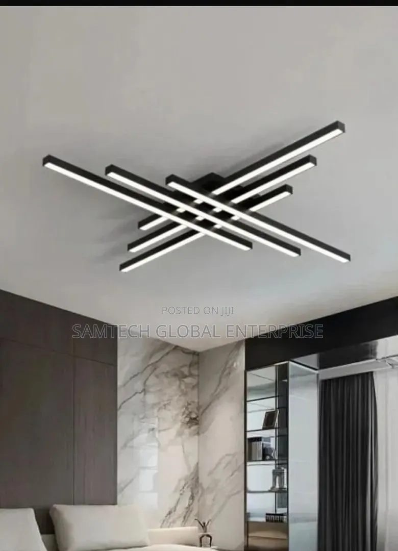 Modern Linear Cross Led Ceiling Light