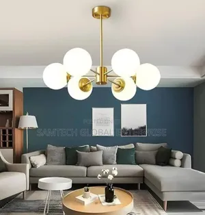 Nordic Gold Globe Chandelier – Timeless Elegance for Modern Interiors
