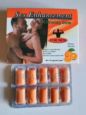 Men Sex Enhancement Chewing Gum for Strong Erection and Delay
