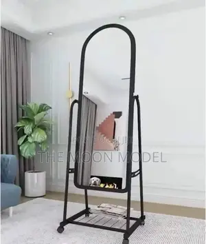 Standing Mirror With Shoe Rack