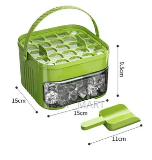 50-grid Ice Cube Maker With Storage Box Scoop