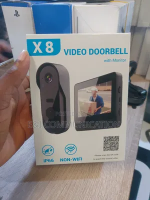 X8 Video Doorbell With Monitor, Wireless and Rechargeable.