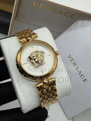 Versace Ladies Watch in Gold and Silver Chains