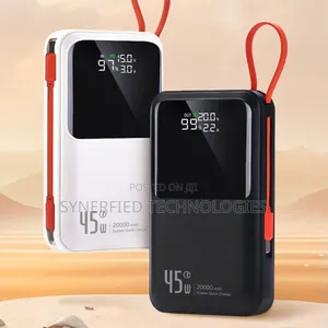 Portable 20000mah Laptop Power Bank With PD45W Super Fast Charging