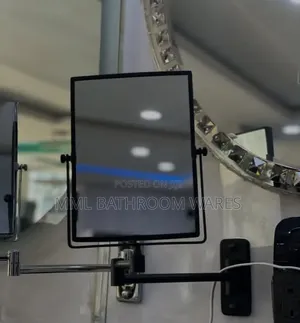 Square Double-Sided Wall Mounted Makeup Magnifying Mirror