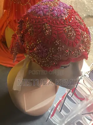Beaded Dubai Cap