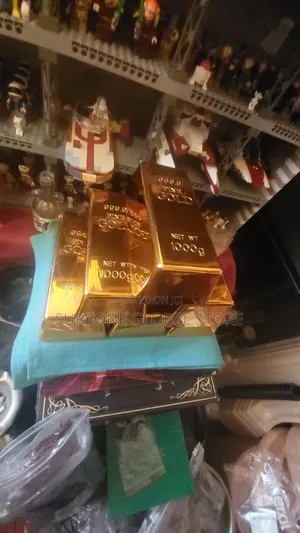 Fake Gold Bar Plastic Golden
