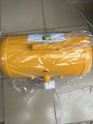 20-Liter Yellow Pneumatic Tire Bead Blaster and Sealer.
