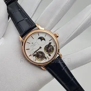 Luxury Automatic Patek Philippe Leather Watch